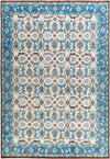 Treherne Traditional Blue Area Rug