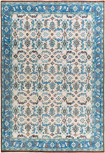 Treherne Traditional Blue Area Rug