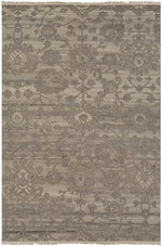 Crook Traditional Khaki Area Rug