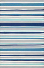 Fareham Modern Dark Blue/Ivory Area Rug