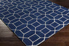 Hadleigh Modern Navy/Ivory Area Rug