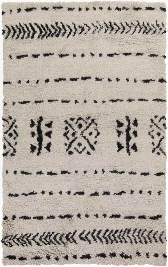 Morley Global Ivory/Black Area Rug