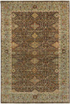 Reigate Traditional Dark Brown Area Rug