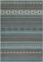 Rothbury Rustic Teal Area Rug
