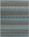 Rothbury Rustic Teal Area Rug