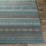 Rothbury Rustic Teal Area Rug