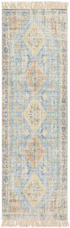 Sandown Traditional Sky Blue Area Rug
