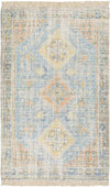 Sandown Traditional Sky Blue Area Rug