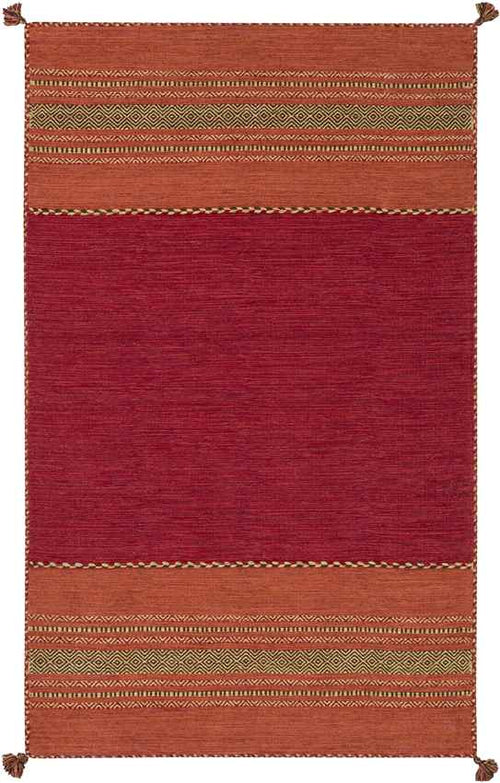 Slough Global Dark Red Area Rug