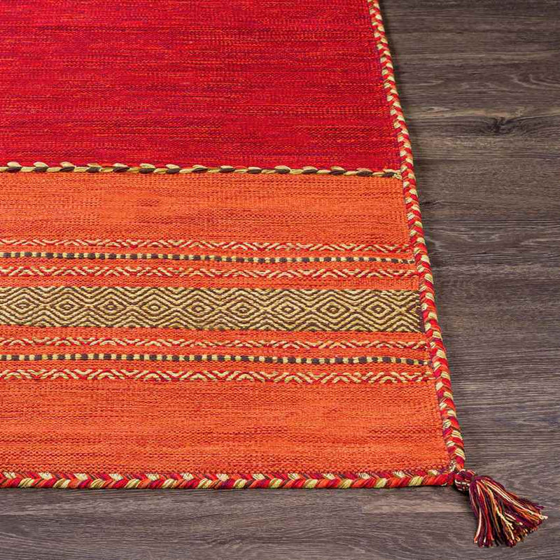 Slough Global Dark Red Area Rug