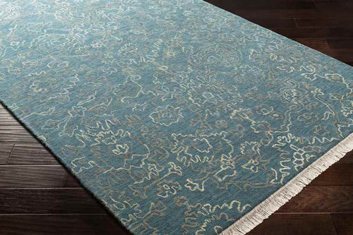 Solihull Traditional Navy Area Rug