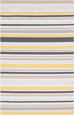Fareham Modern Light Gray/Yellow Area Rug
