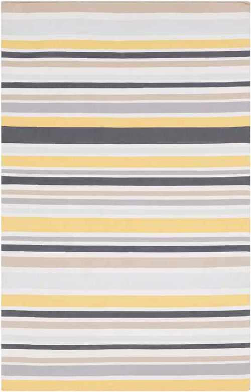 Fareham Modern Light Gray/Yellow Area Rug