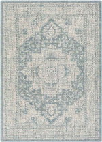 Thirsk Traditional Dark Blue Area Rug