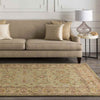Forli Traditional Khaki Area Rug