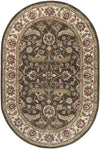 Cochrane Traditional Dark Brown Area Rug