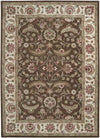 Cochrane Traditional Dark Brown Area Rug