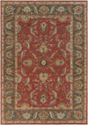 Daysland Traditional Rust Area Rug