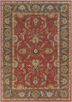 Daysland Traditional Rust Area Rug