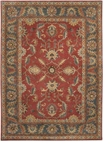 Daysland Traditional Rust Area Rug
