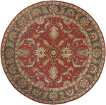 Daysland Traditional Rust Area Rug