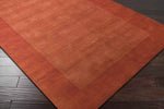 Reims Modern Burnt Orange Area Rug