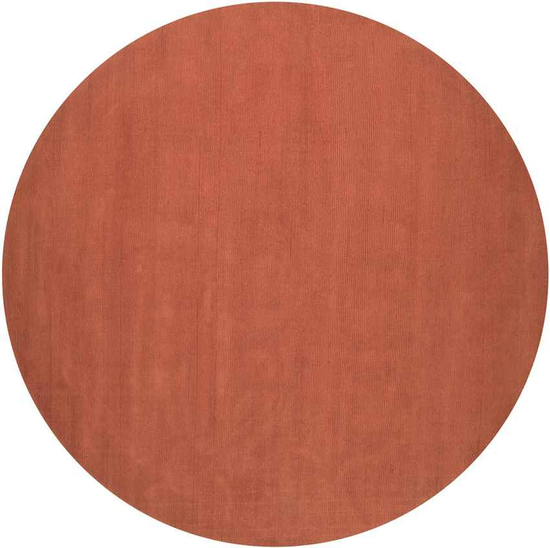 Rennes Modern Burnt Orange Area Rug