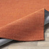 Rennes Modern Burnt Orange Area Rug