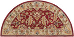 Cochrane Traditional Dark Red Area Rug