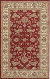 Cochrane Traditional Dark Red Area Rug