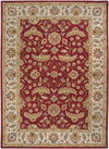 Cochrane Traditional Dark Red Area Rug