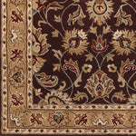 Paris Traditional Burgundy Area Rug