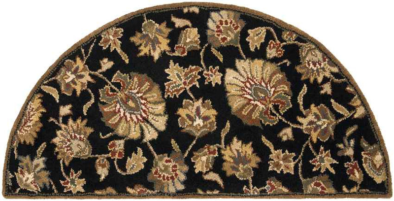 Grimshaw Traditional Black Area Rug