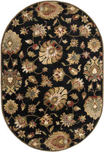 Grimshaw Traditional Black Area Rug