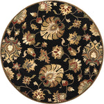 Grimshaw Traditional Black Area Rug