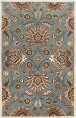 Eckville Traditional Brick Area Rug