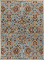 Eckville Traditional Brick Area Rug