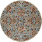 Eckville Traditional Brick Area Rug