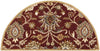 Eckville Traditional Burgundy Area Rug