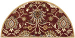 Eckville Traditional Burgundy Area Rug