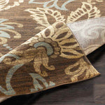Stettler Cottage Dark Brown Area Rug