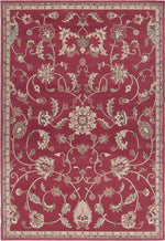 George Traditional Brick Area Rug