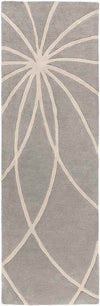 Falher Modern Gray/Cream Area Rug