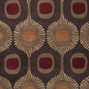 Viking Modern Dark Brown Area Rug