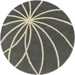 Falher Modern Charcoal Area Rug