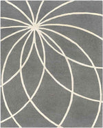Falher Modern Charcoal Area Rug