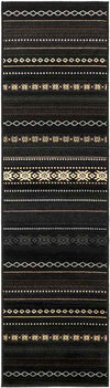 Creston Rustic Black Area Rug