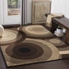 Gibsons Modern Dark Brown Area Rug