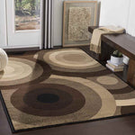 Gibsons Modern Dark Brown Area Rug
