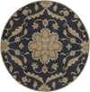 Carman Traditional Navy Area Rug